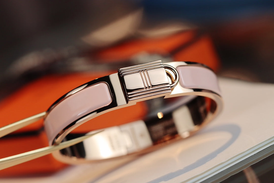 HELENE LOCK PINK GOLD BRACELET PINK