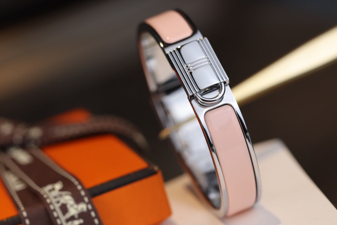 HELENE LOCK PINK GOLD BRACELET PINK