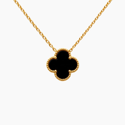 CLOVER | BLACK NECKLACE