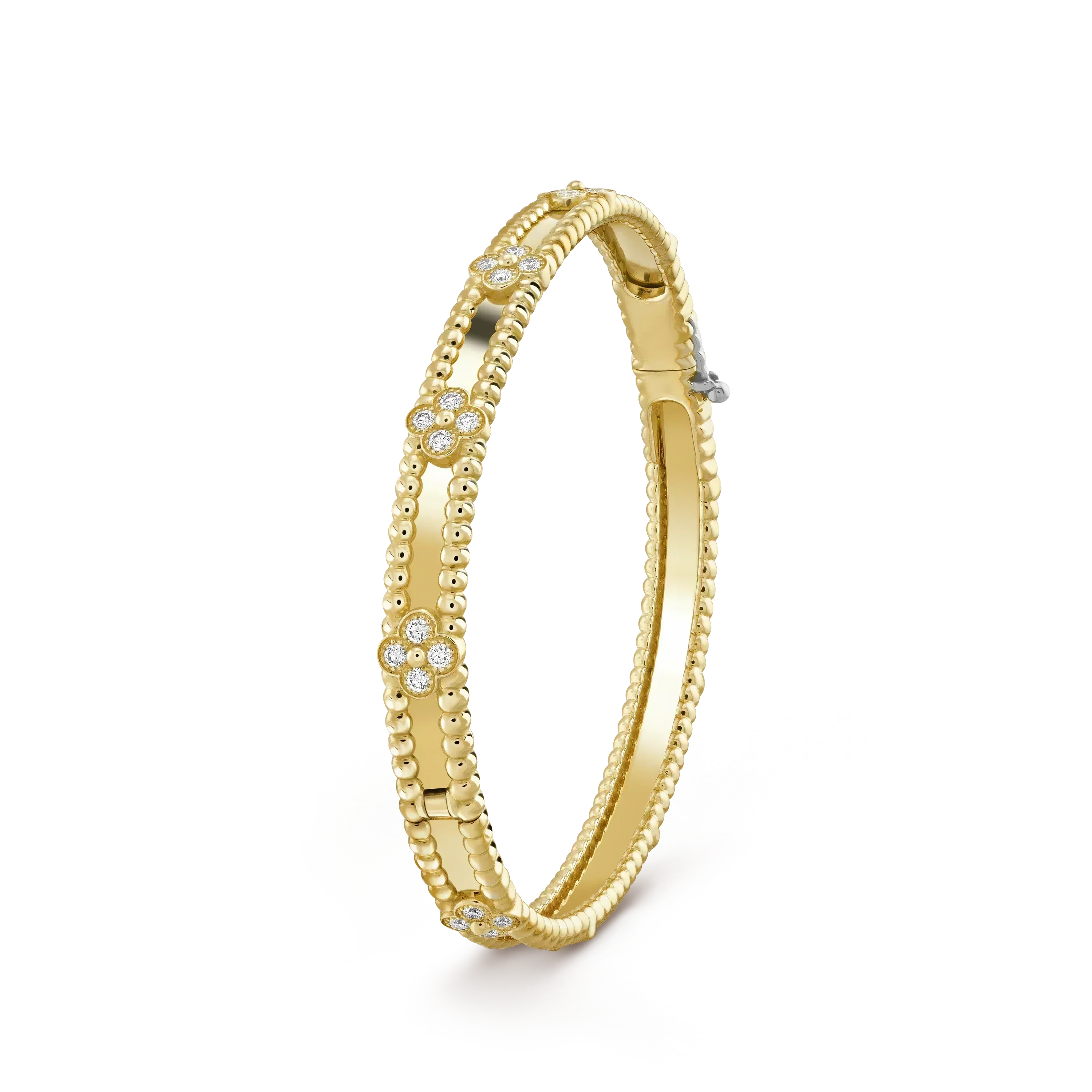 CLOVER BRACELET 4MM DIAMONDS