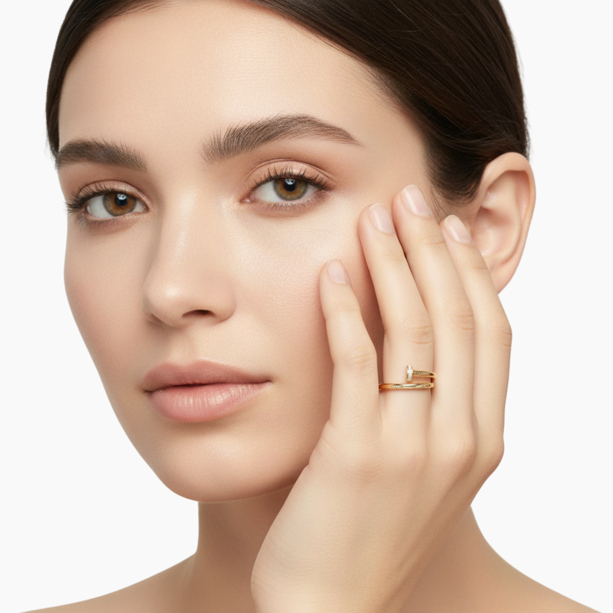 JUSTE RING GOLD DIAMOND 2.65MM