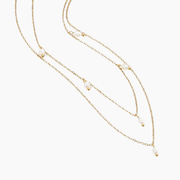 Kay Pearl Drop Layered Necklace