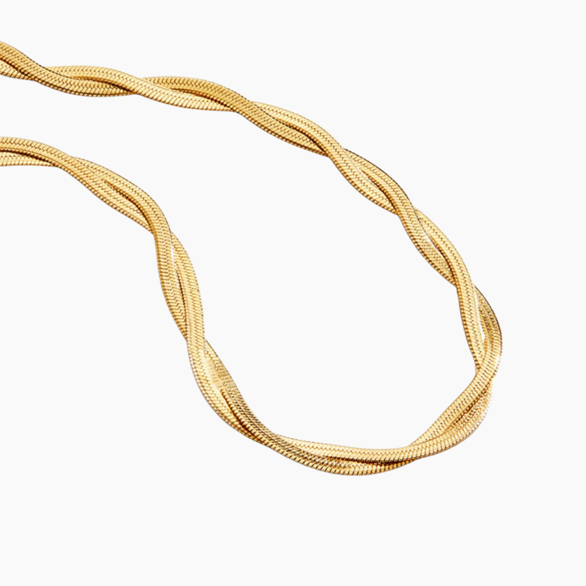 Chiara Twist Snake Chain Necklace