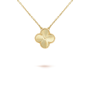 CLOVER 15MM LASER NECKLACE