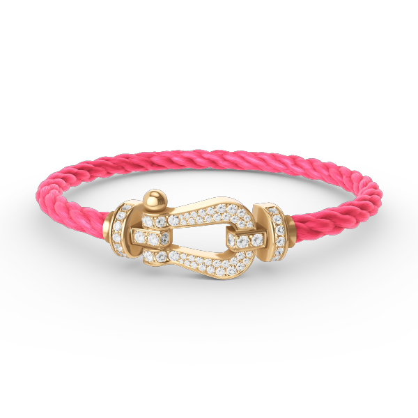 FORCE LARGE HORSESHOE FULL DIAMOND BRACELET VARIANTS