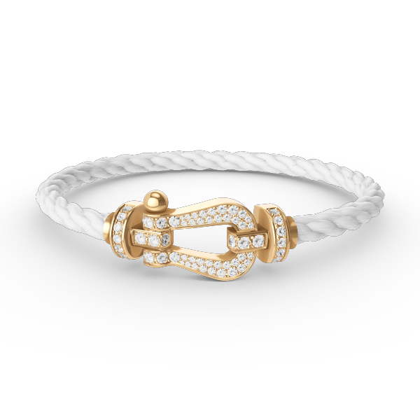 FORCE LARGE HORSESHOE FULL DIAMOND BRACELET