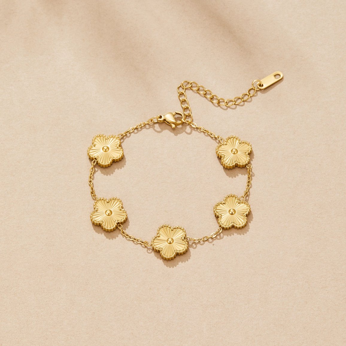Golden Clover Bracelet