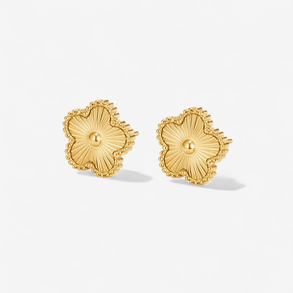 Golden Clover Earrings