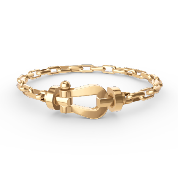 FORCE LARGE HORSESHOE CLASP  METAL BRACELET VARIANTS