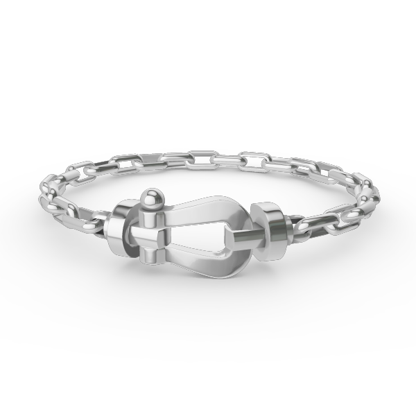 FORCE LARGE HORSESHOE CLASP  METAL BRACELET VARIANTS