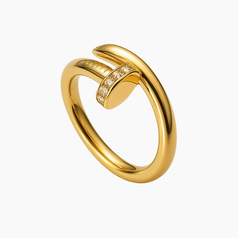 DELUXE GOLD NAIL RING