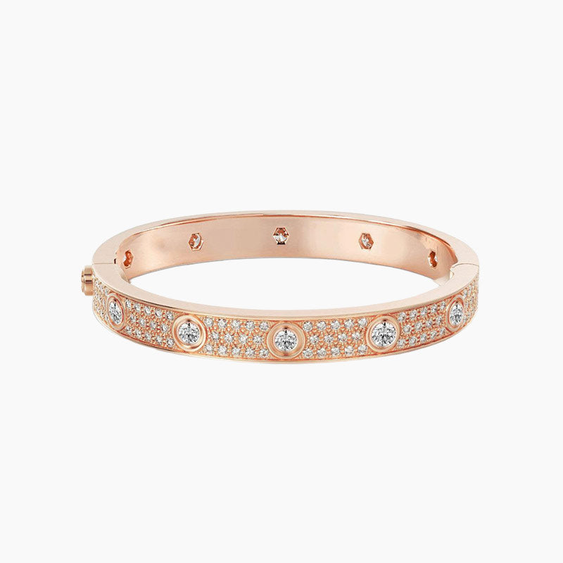 LOVE BRACELET 6.1MM DIAMOND-PAVED 10 BIG DIAMONDS