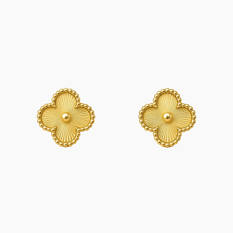 CLOVER | GOLD EARRINGS