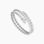 SERPENTIS DUO BRACELET SILVER DIAMOND