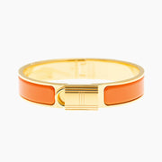 HELENE LOCK ORANGE GOLD BRACELET