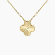 CLOVER 15MM LASER NECKLACE